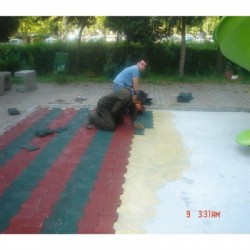 Kilit Taşı Kauçuk Uygulaması 5