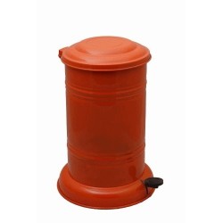 12 Litre Pedallı Boyalı Galvaniz İç Kovalı Çöp Kutusu 12 Litre Pedallı Boyalı Galvaniz İç Kovalı Çöp Kutusu