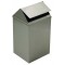 25-11-6 Litre Sallanır Kapaklı Paslanmaz Çöp Kutusu