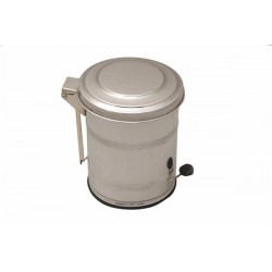3 Litre Pedallı Paslanmaz Galvaniz İç Kovalı Çöp Kutusu 3 Litre Pedallı Paslanmaz Galvaniz İç Kovalı Çöp Kutusu