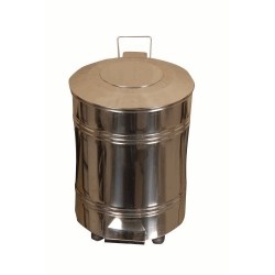 70 Litre Pedallı Paslanmaz Çöp Kutusu