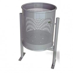 Saray Modeli Delikli Çöp Kovası