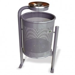 Üzeri Küllüklü Saray Modeli Delikli Çöp Kovası