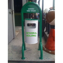 4 Ayaklı Bahçe Tipi Çöp Kovası