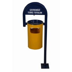 Baston Tipi Sabit Bahçe Çöp Kovası