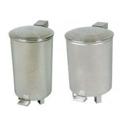 Krom Pedallı Çöp Kovası