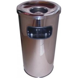 Paslanmaz Battal Boy Çöp Kutusu