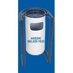 Yarım Ay Tipi Seyyar Çöp Kovası