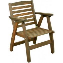 Zeus Katlanır Çam Sandalye (Kısa)