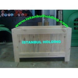 Dikdörtgen Modeli Ahşap Çiçeklik 1 Dikdörtgen Modeli Ahşap Çiçeklik 1