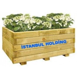 Dikdörtgen Modeli Ahşap Çiçeklik 4 Dikdörtgen Modeli Ahşap Çiçeklik 4