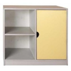 2 Bölmeli + 1 Kapaklı Dolap