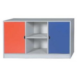 2 Kapaklı + 2 Bölmeli Dolap