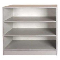 3 Bölmeli Raflı Dolap