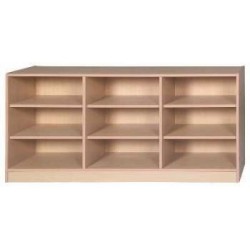 9 Bölmeli Raflı Dolap