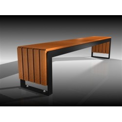 Modern Motifli Ahşap Bank Modern Motifli Ahşap Bank