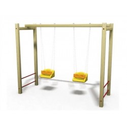 Ahşap İkili Salıncak Ahşap İkili Salıncak