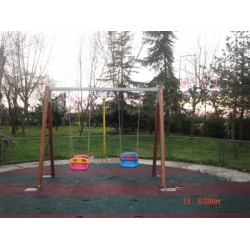 Salıncak Ahşap İkili