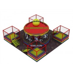 Trambolin 4 Adet 1 Adet Atlı Karınca